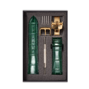 Dây Đồng Hồ Da Cá Sấu Movado Màu Xanh Lá MS07 – Chất Liệu Da Cá Sấu Cao Cấp Tương Thích Tất Cả Các Phiên Bản Đồng Hồ Movado