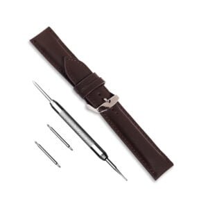 Dây Đồng Hồ Da Bò Italy Movado Màu Nâu MS27 – Chất Liệu Da Bò Cao Cấp Tương Thích Tất Cả Các Phiên Bản Đồng Hồ Movado